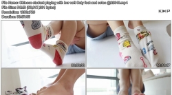 Chinese student playing with her soft Cuty feet and soles